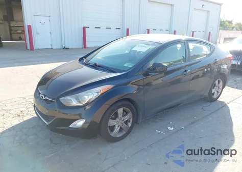 2012 Hyundai Elantra Gls (Ulsan Plant) z USA, uszkodzony, nr VIN KMHDH4AE5CU326249